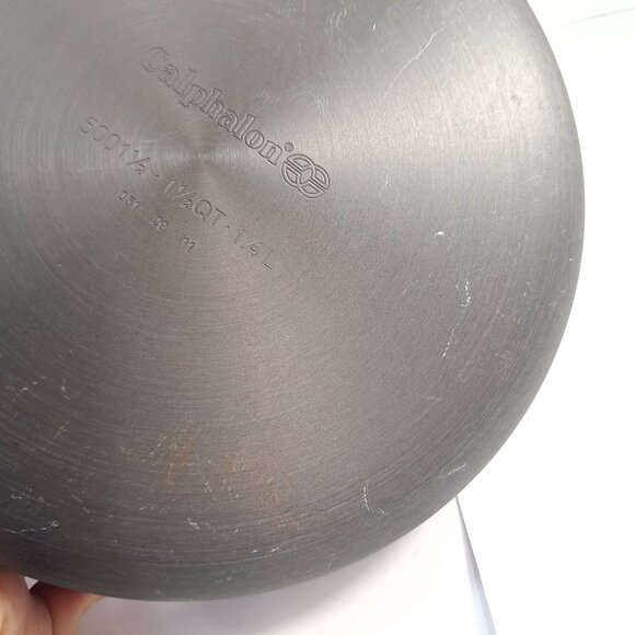 Calphalon 5001 1/2 1 1/2qt sauce pan nonstick hard anodized sauté saucepan - Picture 7 of 13